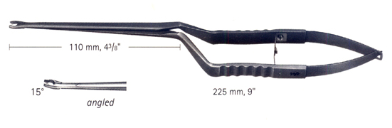 TİTANTUM ANEVRİZMA KLİPS TUTUCU STANDART 110MM 15' 225MM